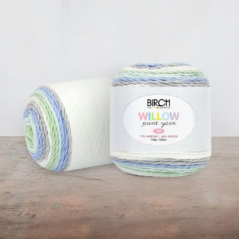 Birch Yarn Willow Yarn Print 45% Acrylic 55% Nylon 150G Morning Mist