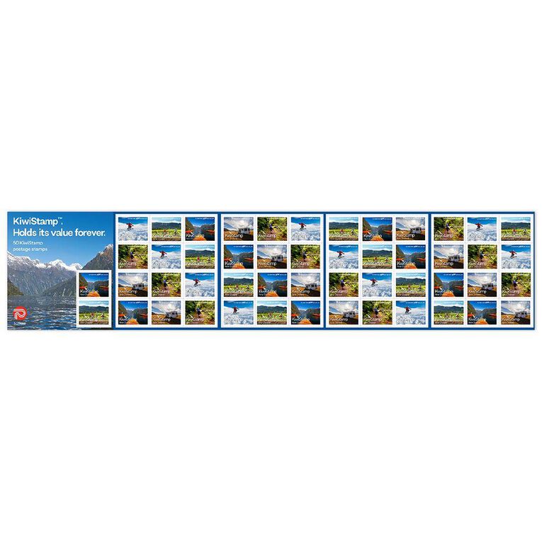 New Zealand Post Kiwi Stamp Booklet 50 Pack