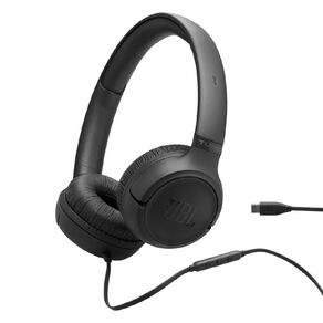 JBL JBL Tune 530 Wired USB-C On-Ear Headphones - Black