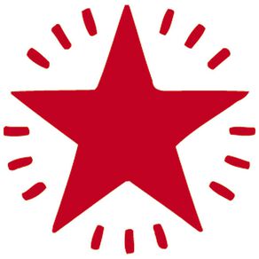 Xstamper Stamp Twinkle Star Red Mid
