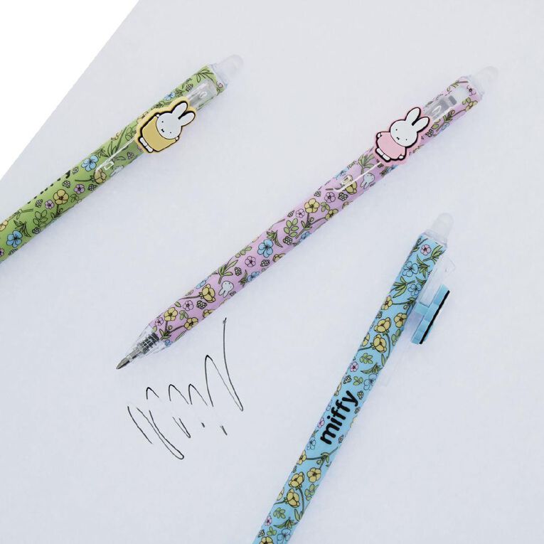 Miffy Buttercup Miffy Buttercup Erasable Gel Pens Assorted