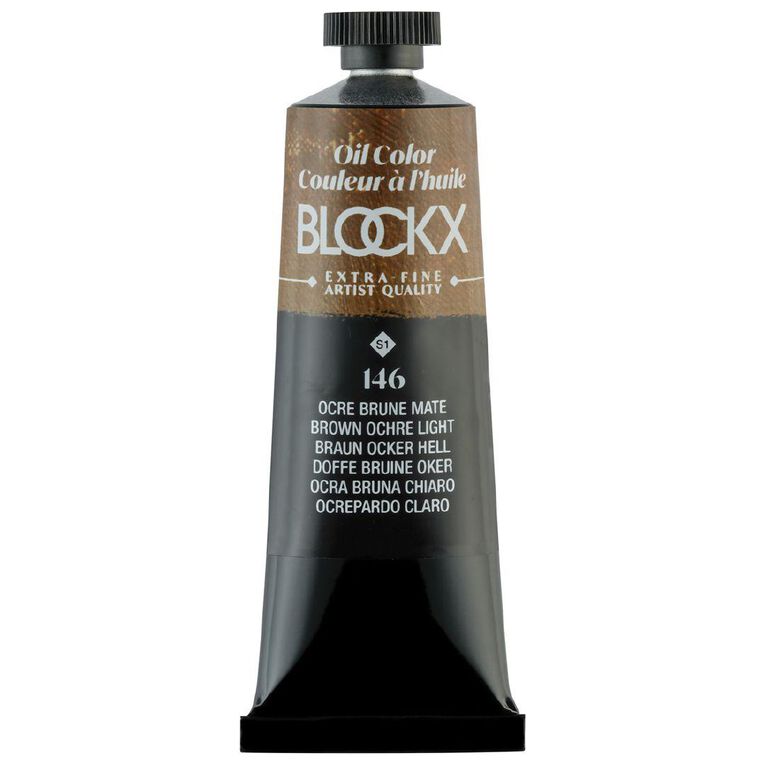 BLOCKX Oil Tube 35ml S1 146 Ochre Brown Light Brown Light