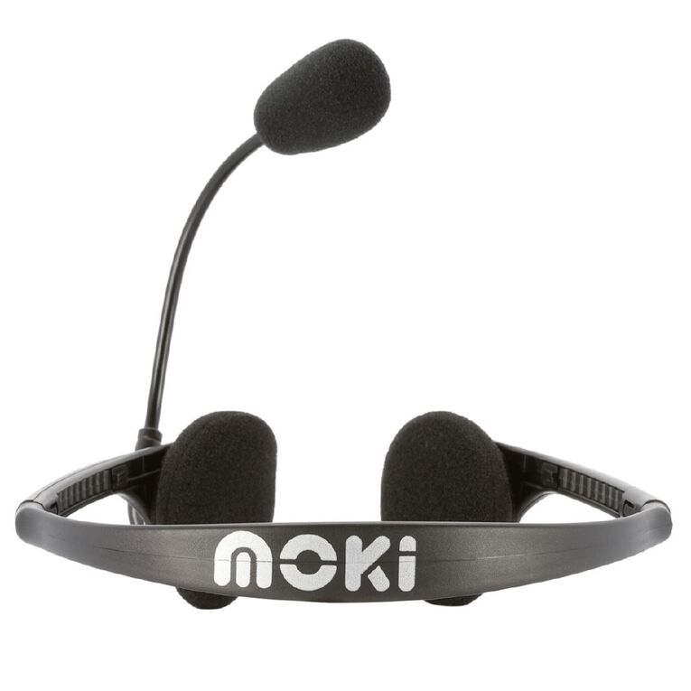 Moki Lite Headphones With Boom Microphone