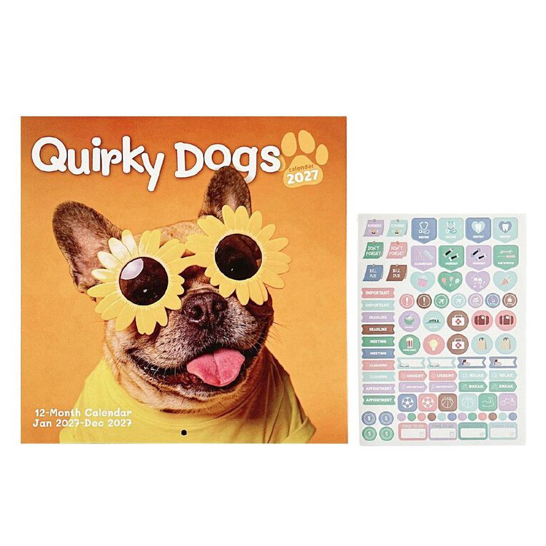 WS 2027 Calendar Quirky Dogs