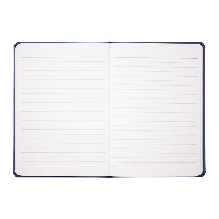 WS Hardcover PU Notebook Navy A5