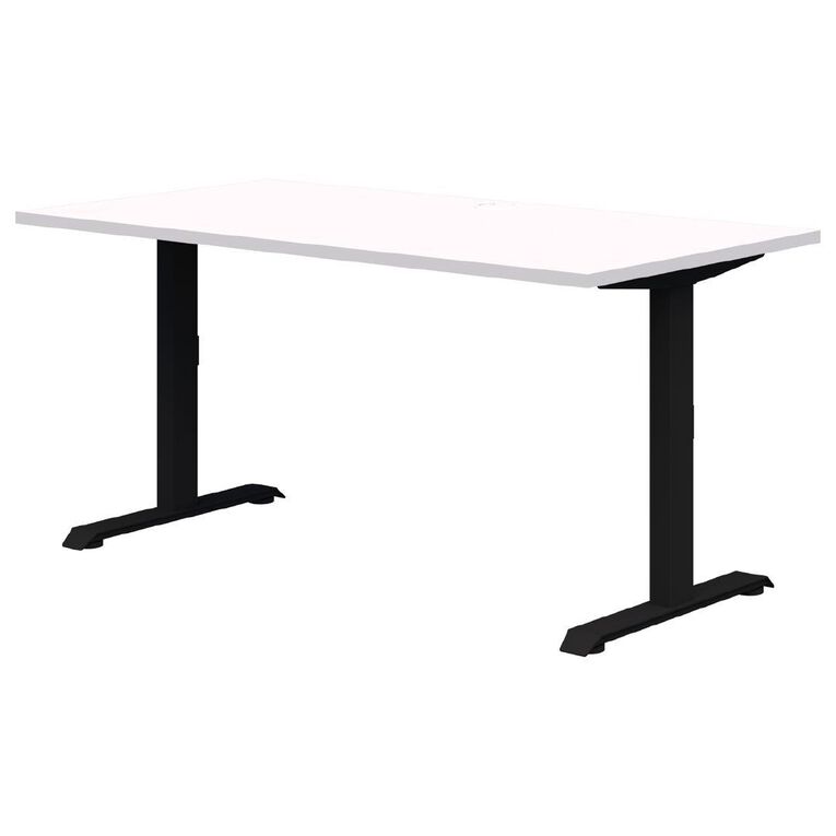 Rapid Fixed Height Desk 1800 x 800 Black