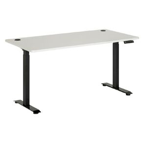 Jasper J Emerge Electric Height Adjustable Desk 1500 White/Ironstone