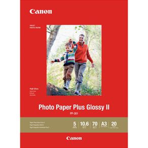 Canon Photo Paper Glossy Photo II 265GSM A3 20 Pack