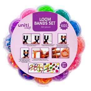 Uniti Loom Bands Set 360 Pieces