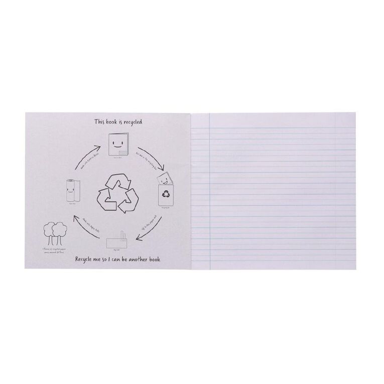 WS Exercise Book Learn to Write 7mm Ruled 32 Leaf Red