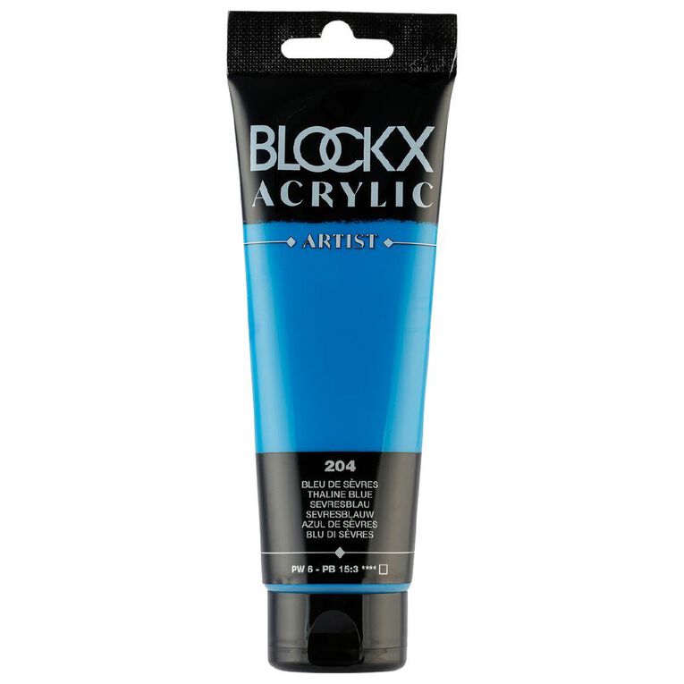 BLOCKX Acrylic Tube Thaline Blue 120ml