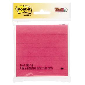 Post-It Super Sticky Lined Notes Assorted