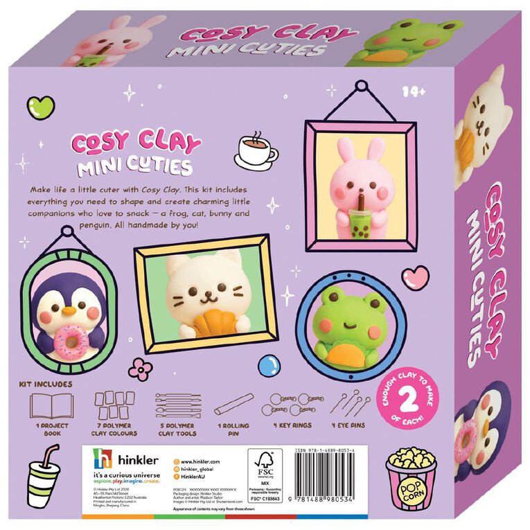 Hinkler Cosy Clay Mini Cuties
