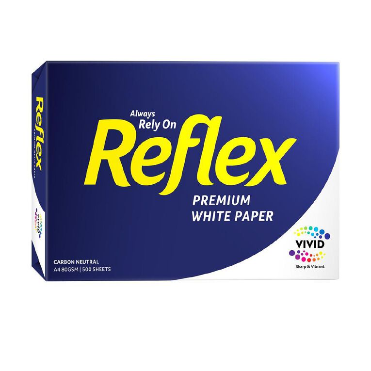 Reflex Premium Copy Paper 80gsm 500 Sheet Ream A4