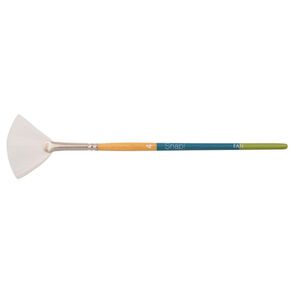 Princeton Snap Brush Short Handle Taklon Fan 4 White