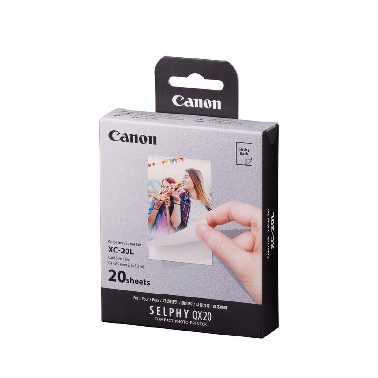 Canon Card Label QX20-20 Sheets