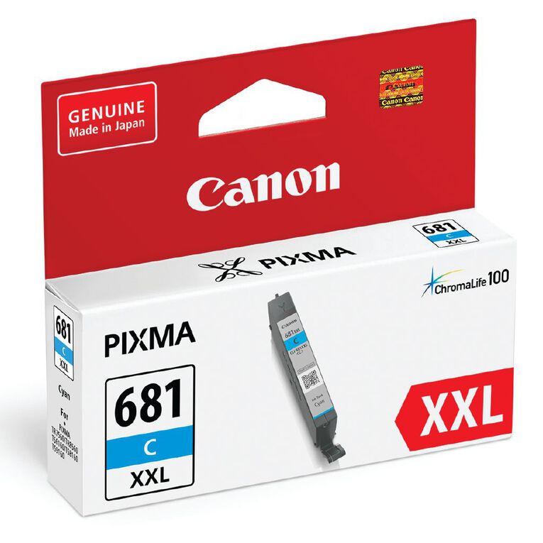 Canon CLI-681XXL Ink Cyan 800 Pages