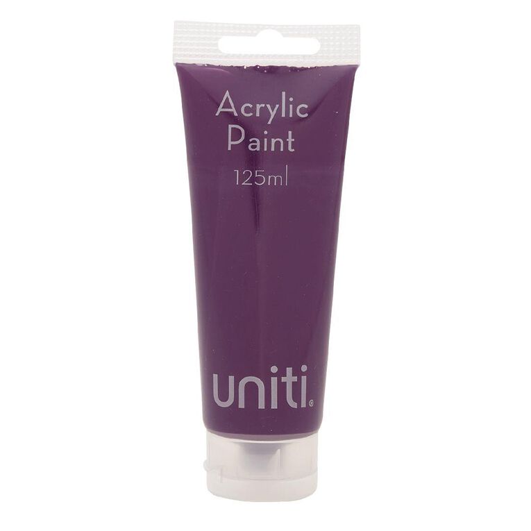 Uniti Acrylic Paint Tube Purple 125ml