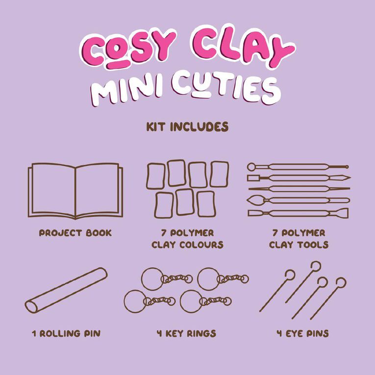 Hinkler Cosy Clay Mini Cuties
