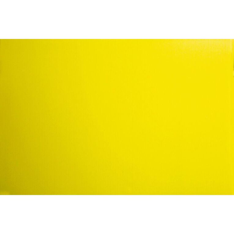 Plasti-Flute Sheet 600mm x 450mm Yellow Mid