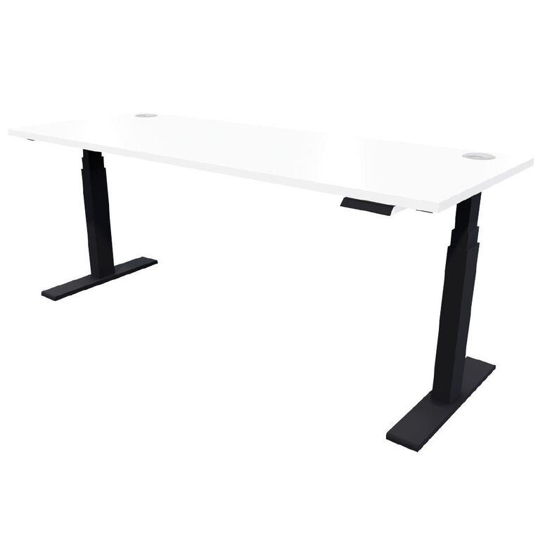 Zealand Electric Height Adjustable Desk 1800 x 700 White