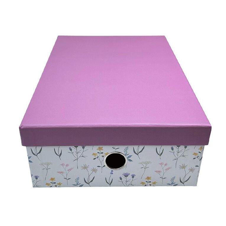 Uniti Stationery Country Calling Floral Storage Box A4