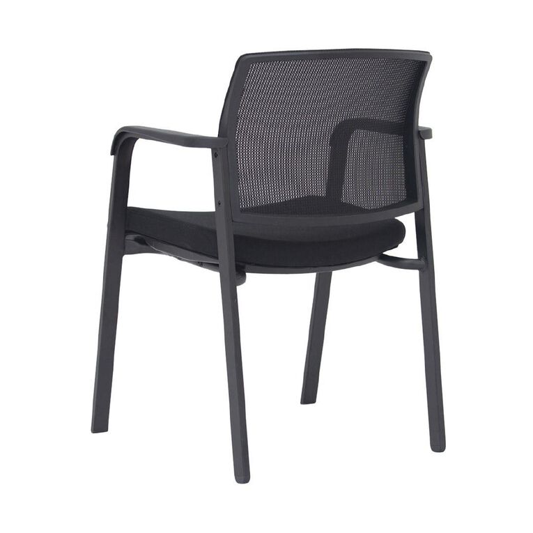 Knight Ozone Chair Black Frame Black Fabric