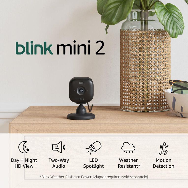 Blink Mini 2K 2Pk Black