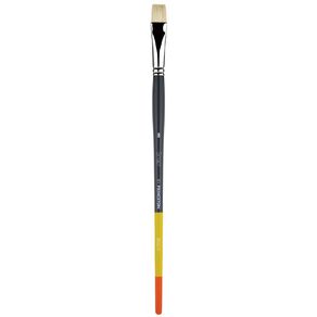 Princeton Snap Brush Long Handle Bristle Bright 8 White