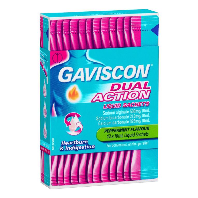 Gaviscon Dual Action Liquid Sachet 10ml