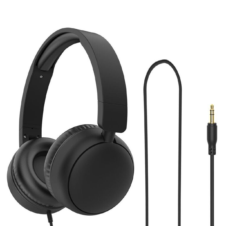 Veon 3.5mm Wired Headphones VNQ602BLK Black