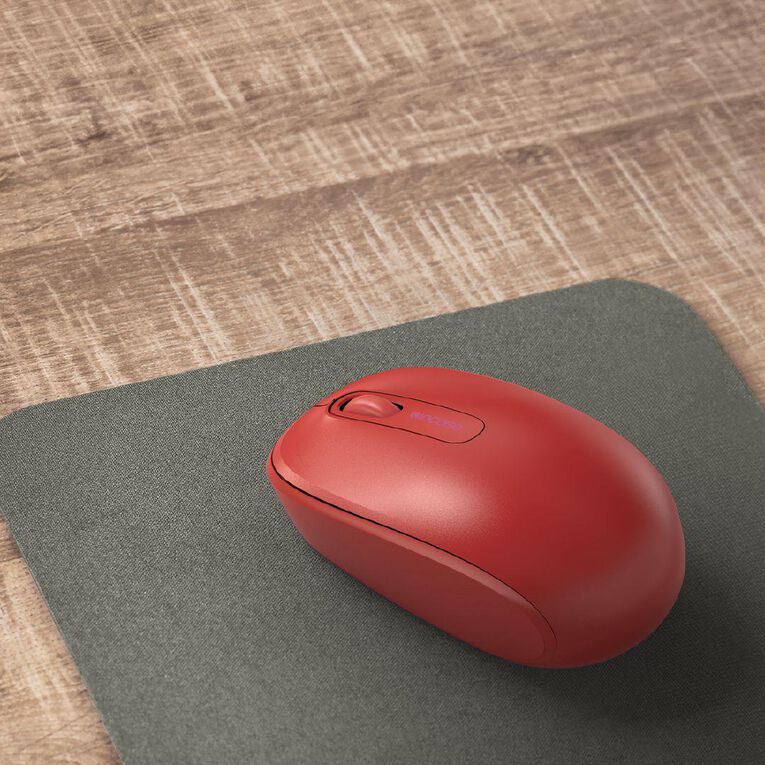 Incase Designed by Microsoft Wireless Mobile Mouse 1850 - Flame Red