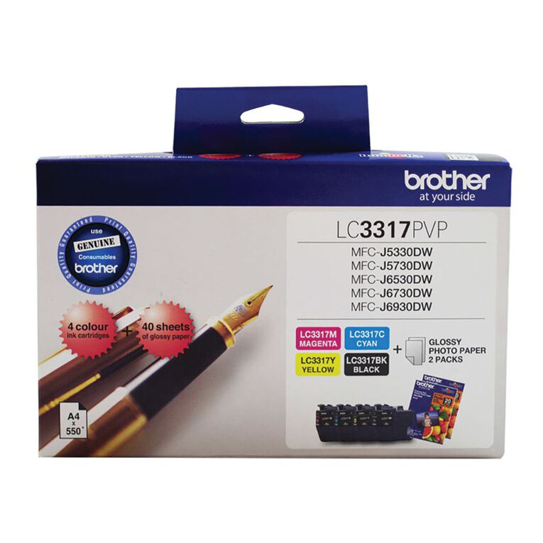 Brother LC3317 Ink Photo Value Pack 550 pages