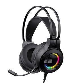 Gamenote 50mm RGB Headset Black DBL Band H2040D Black/Blue
