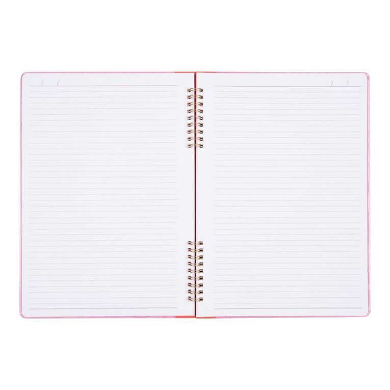 Uniti Stationery Pink A4 Notebook