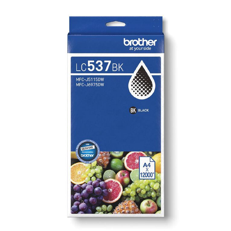 Brother LC537 Ink Black 12000 Pages