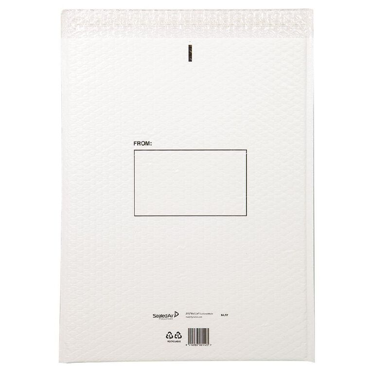 Sealed Air Mail Bag Size 7 Lite 380 x 480mm White