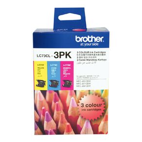 Brother Ink LC73 Colour 3 Pack 600 Pages