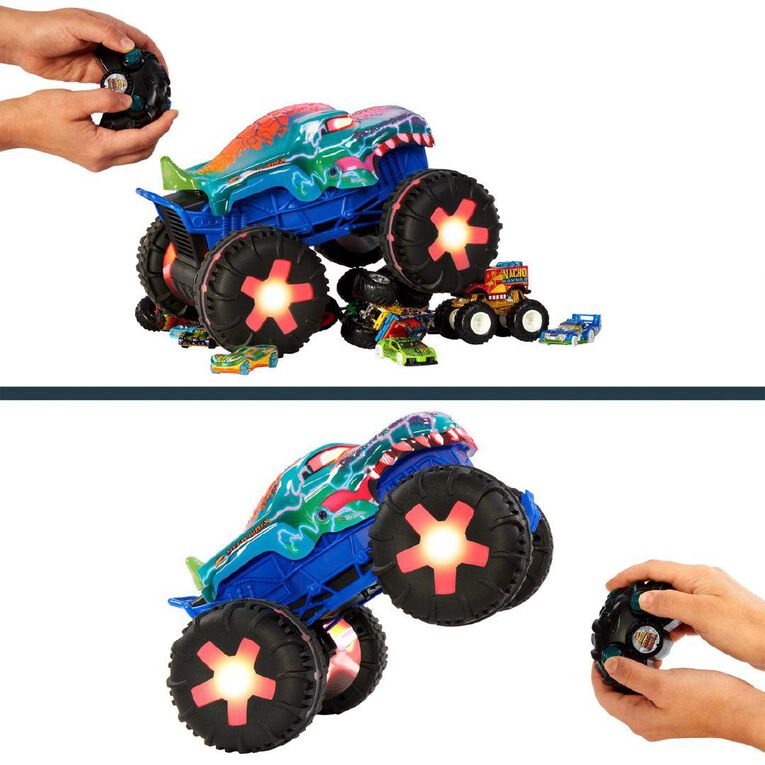 Hot Wheels Monster Trucks Mega Wrex Power Smashers Remote Control