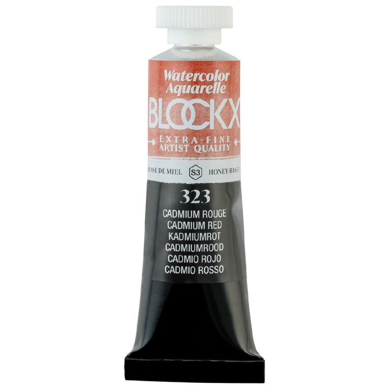 BLOCKX Watercolour Tube 15ml S3 323 Cadmium Red Red
