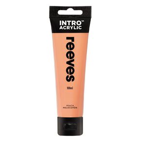 Reeves Intro Acrylic Paint Peach 100ml