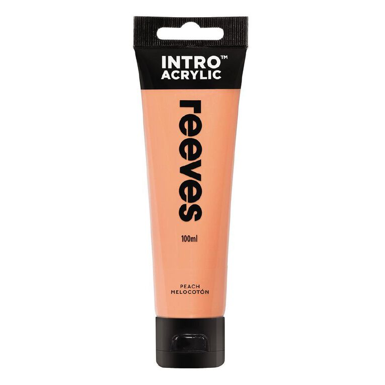 Reeves Intro Acrylic Paint Peach 100ml