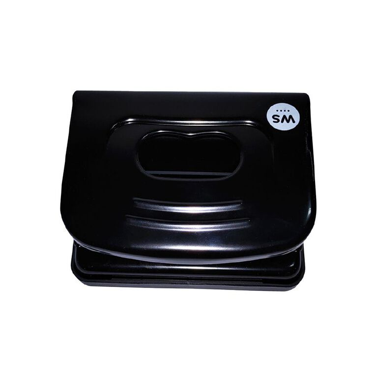 WS Punch 2 Hole Metal 16 Sheet Black