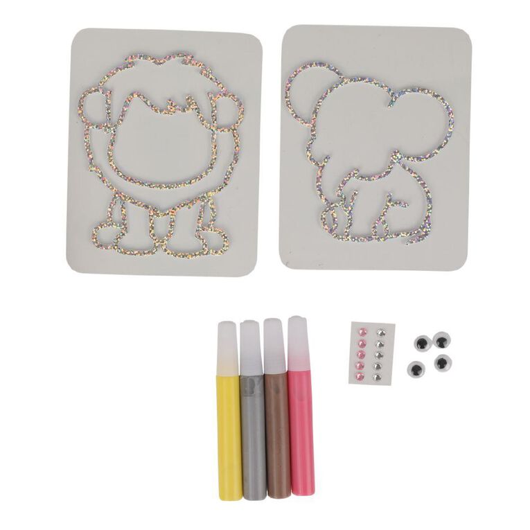 Uniti Kids Window Art Craft Kit Lion