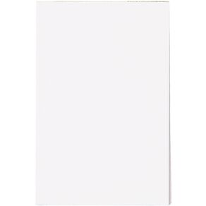 WS Unruled Scribble Pad 100 Sheets 152mm x 100mm White