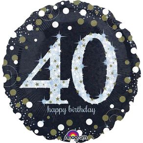 Anagram 45cm Standard Sparkling 40 Balloon