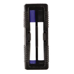 WS Whiteboard Duster with 2 Markers Assorted 1 Pack