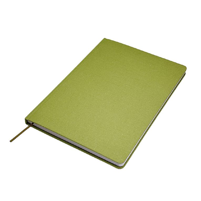 Uniti Stationery Linen A4 Sage A4 Notebook