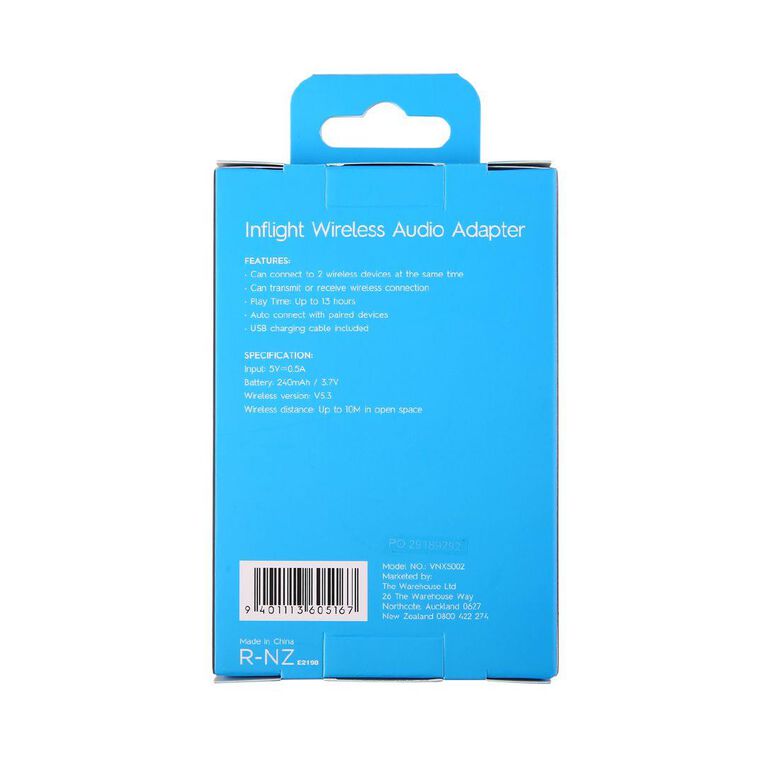 Veon Wireless Airline Adaptor White