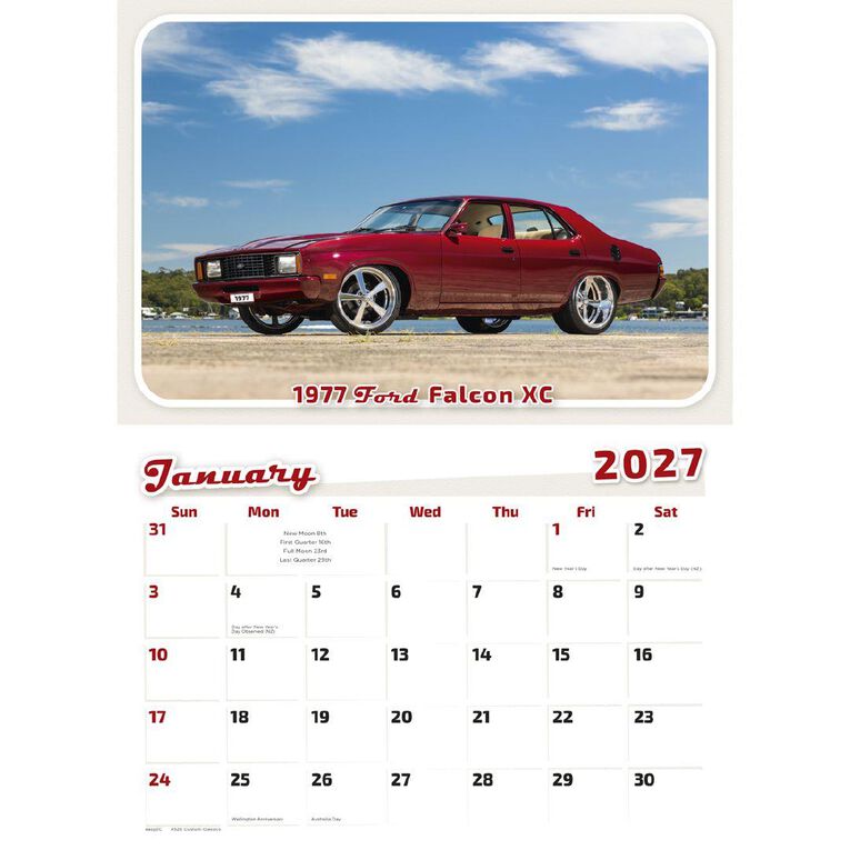 Easy2C 2027 Classic Car Calendar